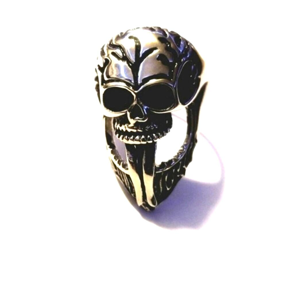 New stainless steel skull‎ ring